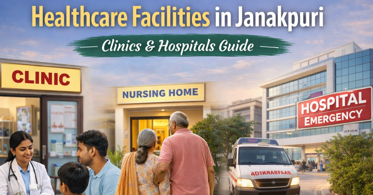 Healthcare Access in Janakpuri: Clinics, Nursing Homes & Nearby Hospitals Explained healthcare facilities in janakpuri
