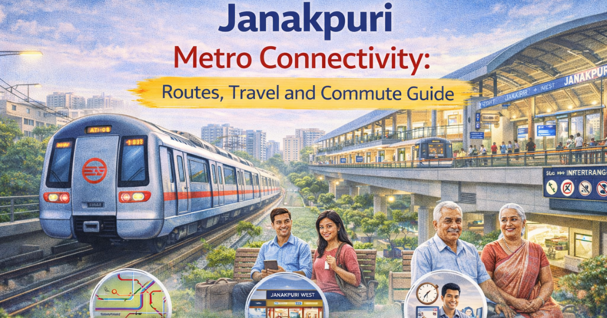 janakpuri metro connectivity
