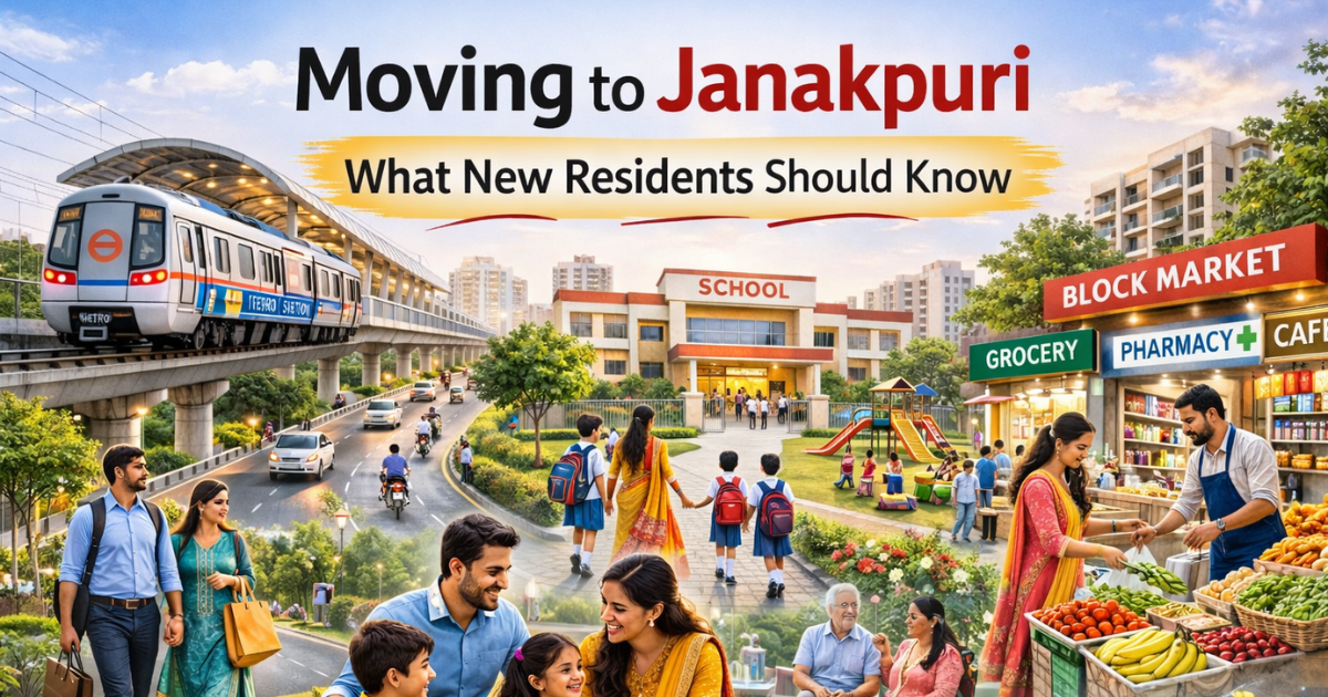 What New Residents Should Know Before Moving to Janakpuri moving to janakpuri